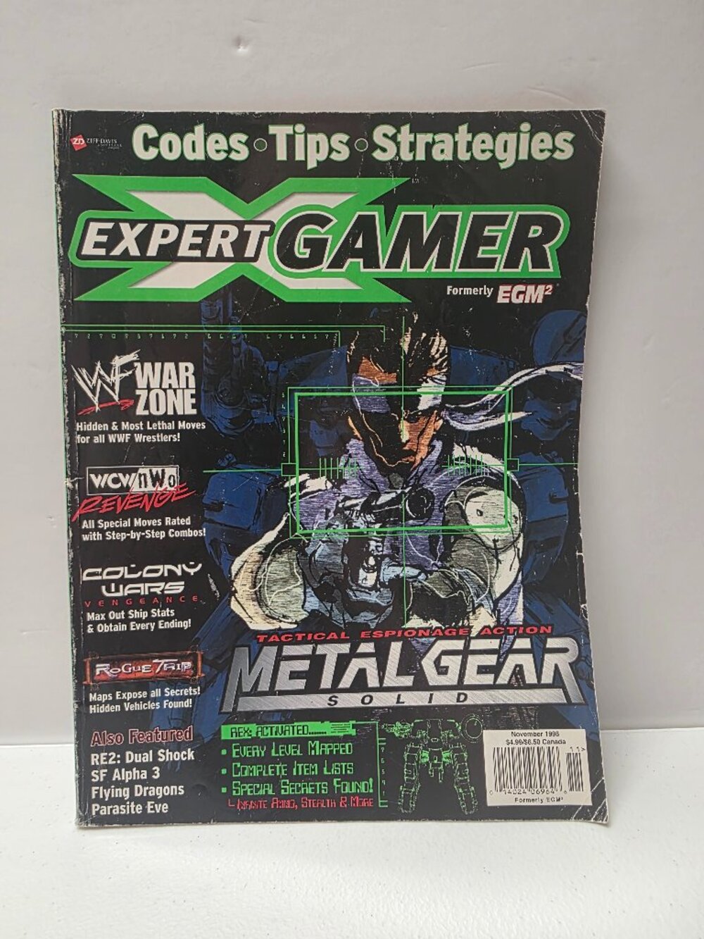 EGM2-Expert Gamer Magazine (November 1998) Issue 53 Vintage Metal Gear Solid